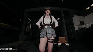 wanna see petite 18+ brunette in devil may cry skirt cosplay cry from monster anal gangbang?
