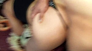Hey, watch this cute latina neighbor's first anal homemade!