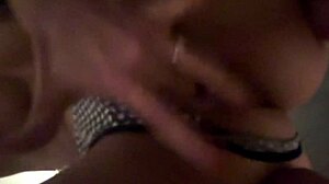 beautiful latina masturbates hard with her juicy fingers