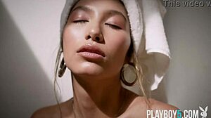 Dominique lobito the curvy latina model slowly exposes her hot nude body in seductive reveal