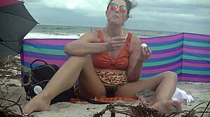 caribbean beach cuckold milf takes bbc creampie outdoors! 😎🏖️🍆