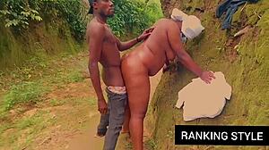curvy bbw moans wild outdoors pounded hard by monster cock missionary