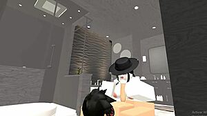 Average roblox condo delivers skilled blowjob handjob finish