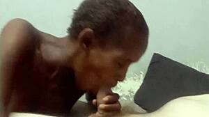 black pregnant teen slut craves tiny daddy's cock, sucks pro then fucked doggystyle missionary