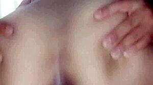 me sittin on my friend's face he licks my pussy n cums inside!