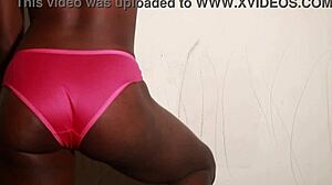 I Squeeze Your Cock With My Small Ebony 18+ Ass Natural Tits Curvy Screaming!