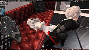 tried banging this android chick but it lagged hard af