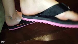 whoa, luh's feet giving the ultimate footjob tease 😏👣💦🔥