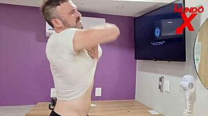 Hotel Maid from Argentina Takes Hard Pounding in Lingerie