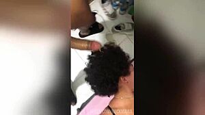 submissive bbw chokes on monster cock with tons of sloppy spit and cum 😈💦