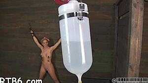 hotty tossed up and punished hard in the garage