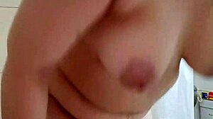 nicole's fat butt cute titties wet shower tease pov