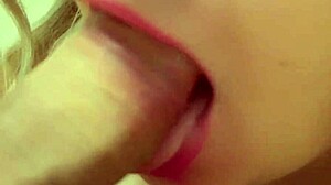 slow gentle blowjob closeup asmr ends in creamy oral creampie 😍💦