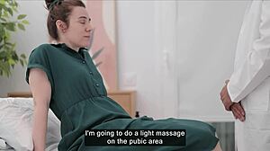 Hospital massage turns dildo ass play 😈🍑
