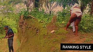 curvy bbw moans wild outdoors pounded hard by monster cock missionary
