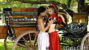 barely legal teen babes explore lesbo fun together