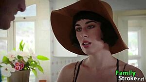 Stepdad pounds social media teen whore?