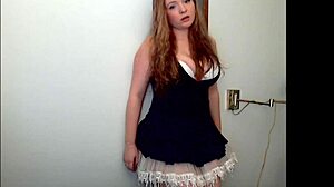 Redhead Fuck Doll Tease Strips Clothes Ripped Off
