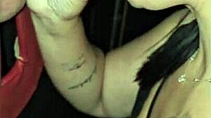 bbw tattooed brazilian milf housewife fucked in gloryhole cuckold cab