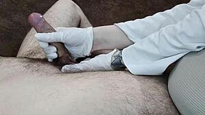 Hungarian Nurse Milks Tattoo Cock For Sperm Donation