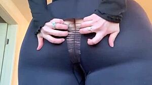 Pawg Rips Pants Stretching Her Massive Ass And Tits