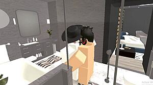 Average roblox condo delivers skilled blowjob handjob finish