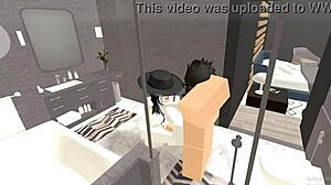 Average roblox condo delivers skilled blowjob handjob finish