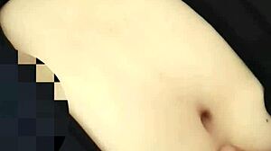 i love exploring this beautiful curvy milf's fat navel up close during massage.