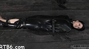 Bound Chick Punished with Rough Facial and Pussy Torment in BDSM