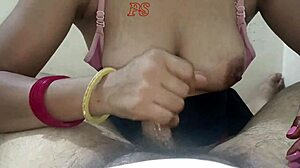 indian desi newlywed bride rides hubby's cock cowgirl homemade