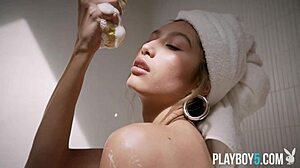 Dominique lobito the curvy latina model slowly exposes her hot nude body in seductive reveal