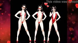 valentine's day features japanese breast expansion dance routine