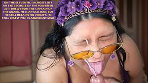 Miss Latin Rain Fat BBW Princess Swallows Cum Dreams!