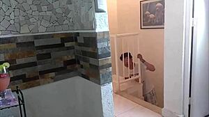 Roommate Spies Dana Barzagli and Luna's Steamy Jacuzzi Tease