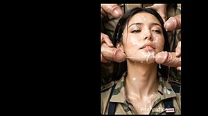 Big Tits Babes Military Blowjob Compilation