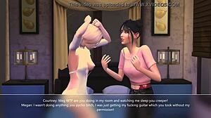 Fucking my Indian BF while he watches me devour lesbian friend's hairy pussy