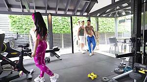Hayley quinn takes triple penetration creampie gangbang from huge cocks