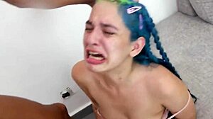 Cute Latina Teen Face Fucked Deep By Massive Cock In Hookup