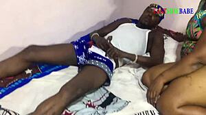 my new house boy dances sexy before i wet his big black cock