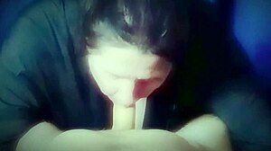 who wouldn't crave sucking that huge milky cum load down?
