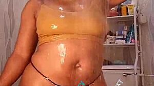RUZZYDE BEGS SHOWER BATHROOM FUCK BIG ASS EBONY TITS!