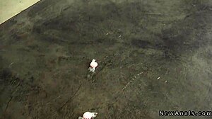 Sweet girlfriend moans in ecstasy from rough anal doggy
