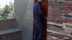 Jewelz Blue and Paisley Bennett fight over one cock in teen threesome