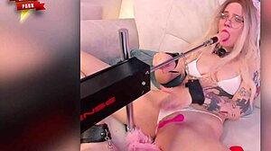 bdsm cosplay girl toys ass with dildo and vibrator