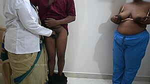 andhra lady doctor flashes pussy to satisfy urges before patient