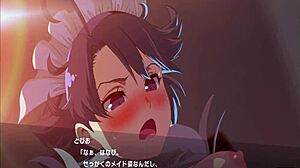 maid costume schoolgirl attacks me with her tight pussy n big ass