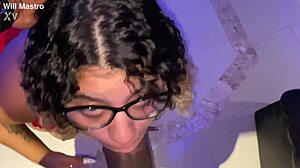 black cock slams white ass hard in kitchen moanin loud