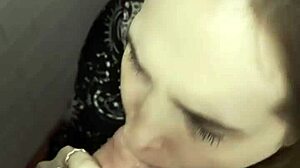 i met this pretty student slut at the nightclub and she sloppily sucked my cock outdoors