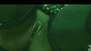 Harley's Secret Self-Touch During Oral Indulgence