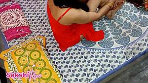 desi bhabi moans through indian christmas quickie with dirty talk and creampie